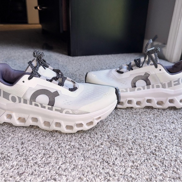 On Running Shoes - On Running Athletic Shoes - White and Gray